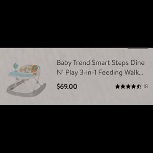 3 I’m 1 feeding walker. Brand new. Box never opened